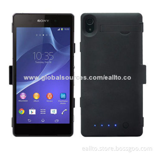 Battery Case for Sony Xperia Z2, 3,500mAh CapacityNew